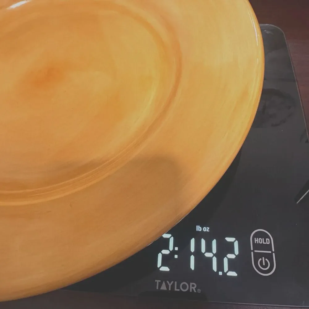 España Hand Painted Pasta‎ Bowls Set 4 Large 13” Orange Rustic Tabletops Unlimit